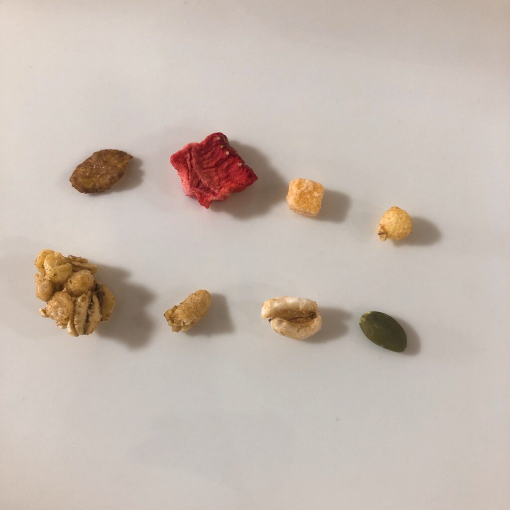 素材まるごとグラノラ ホテルニューオータニ 脂質79%オフ 花や具フルーティショコラ　ケロッグ