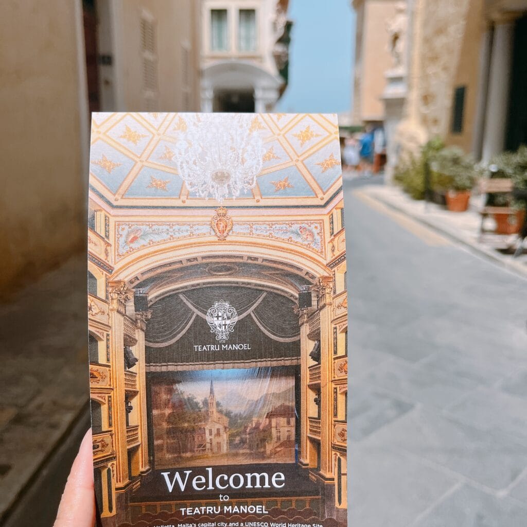 マルタ　マノエル劇場　パンフ