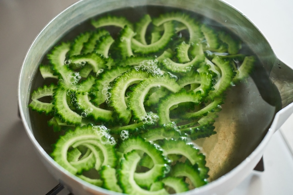 ゴーヤと新生姜のマリネ