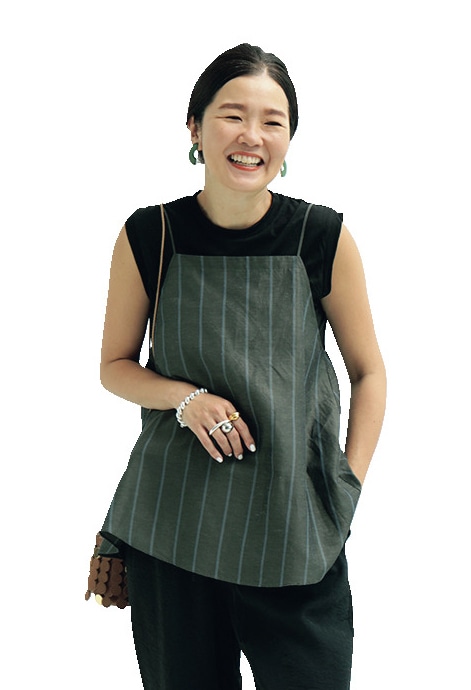 目黒越子さんのDemi-Luxe BEAMSのコーデ