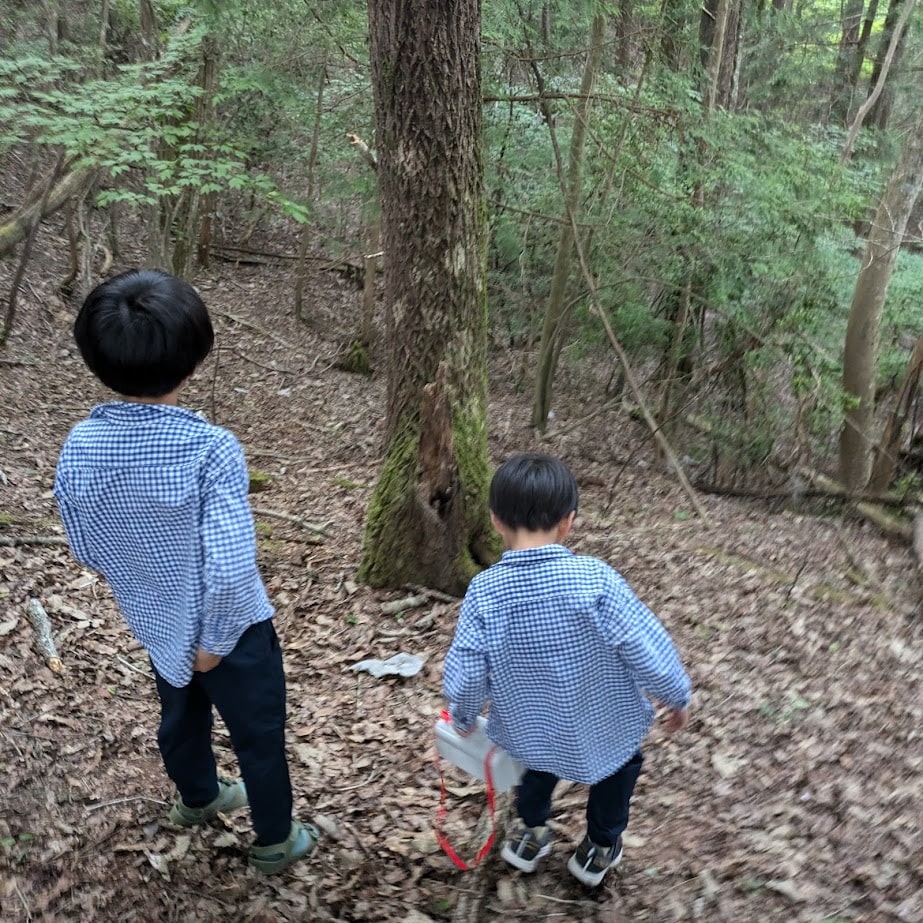 昆虫採集　夏休み　旭高原元気村