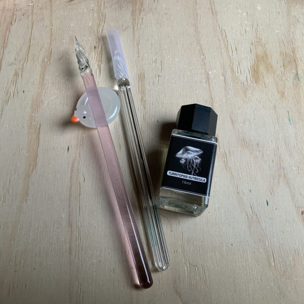 セリアのガラスペン