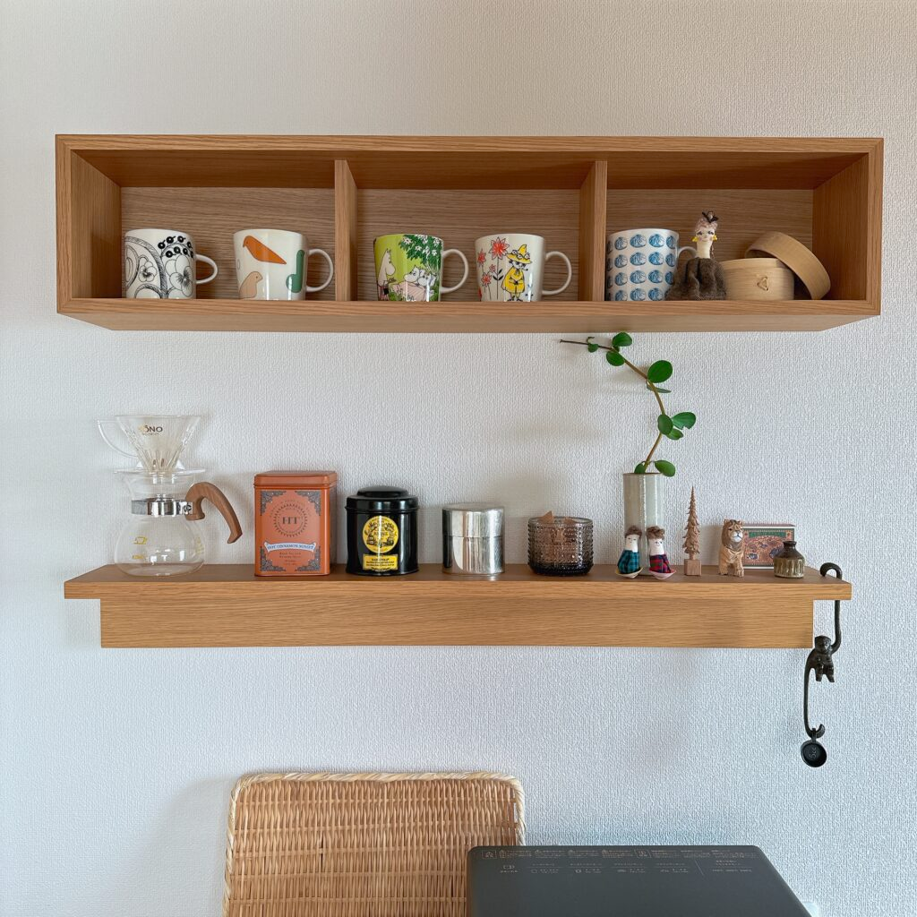 無印良品　壁に付けられる家具箱　キッチン収納