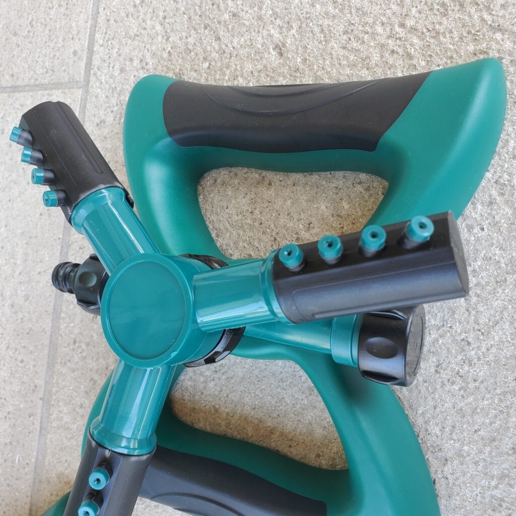 簡易スプリンクラー、芝生の水やり