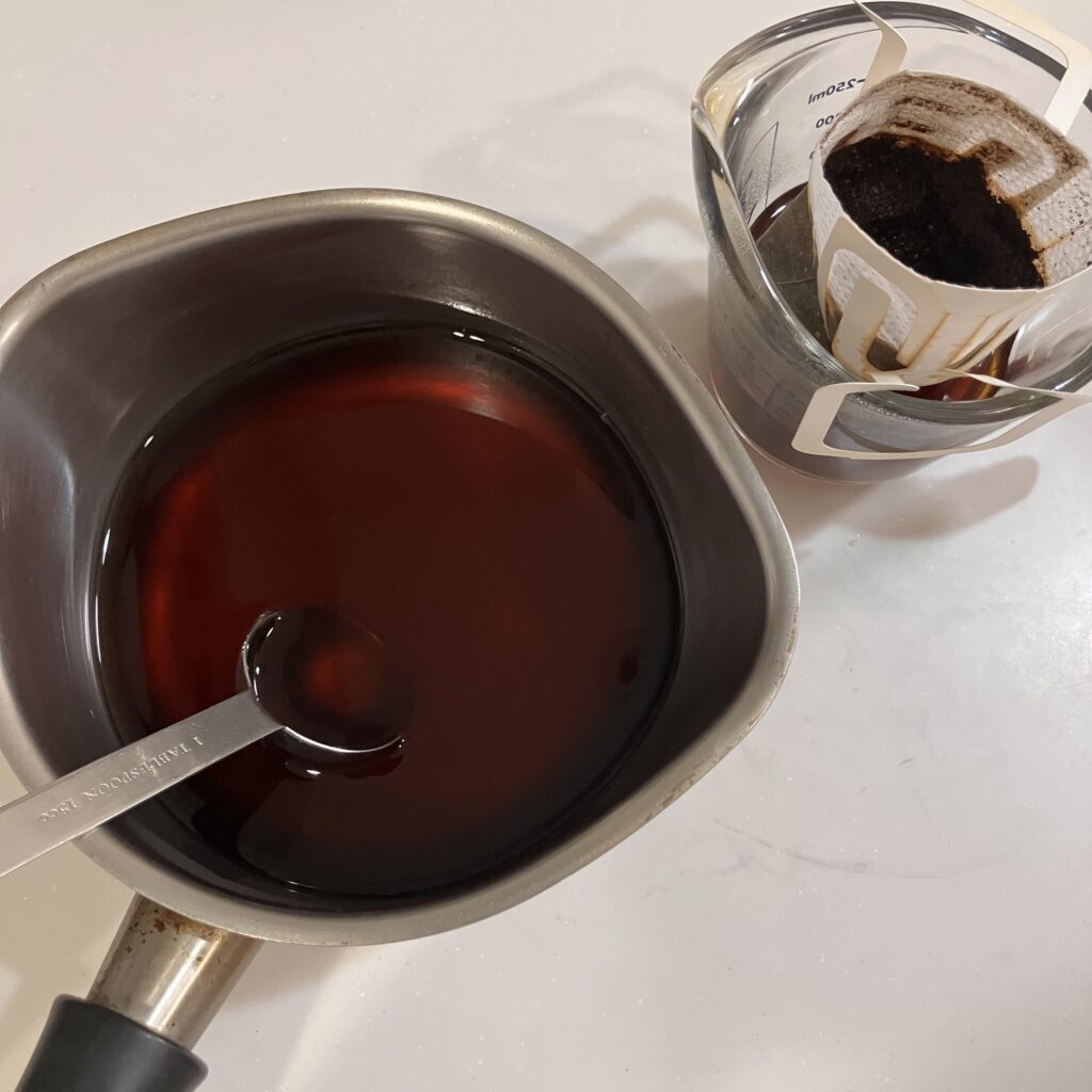 手作りおやつ　コーヒーゼリー