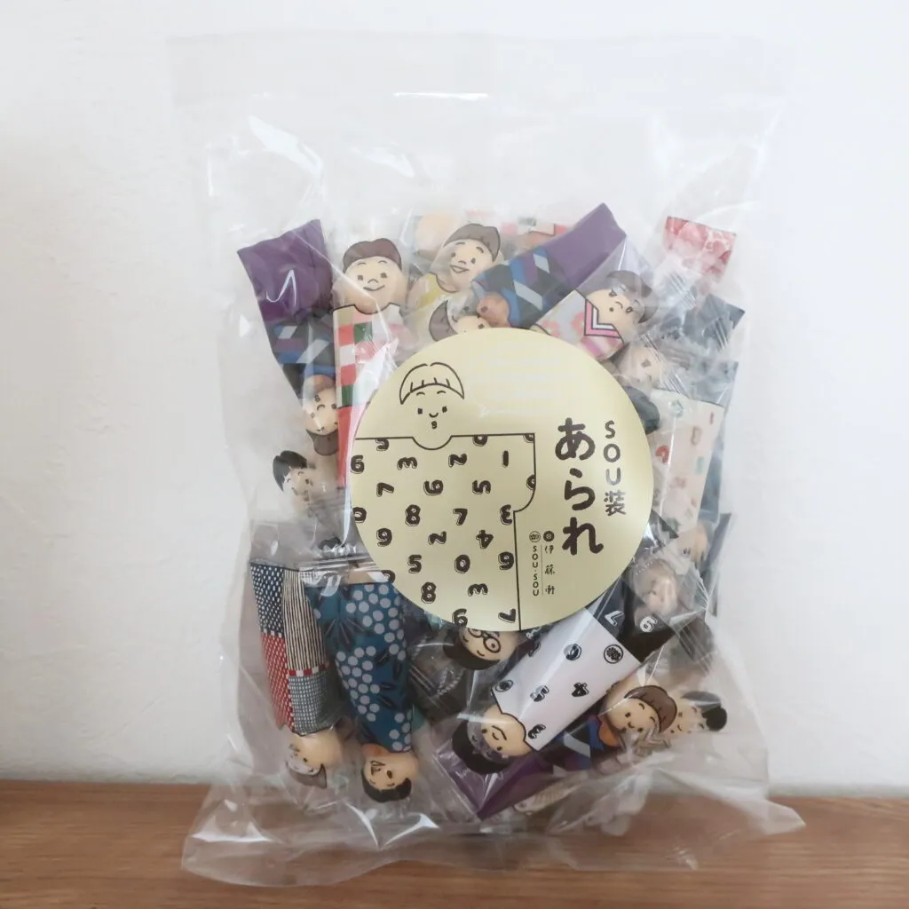 SOU装あられ　パッケージ