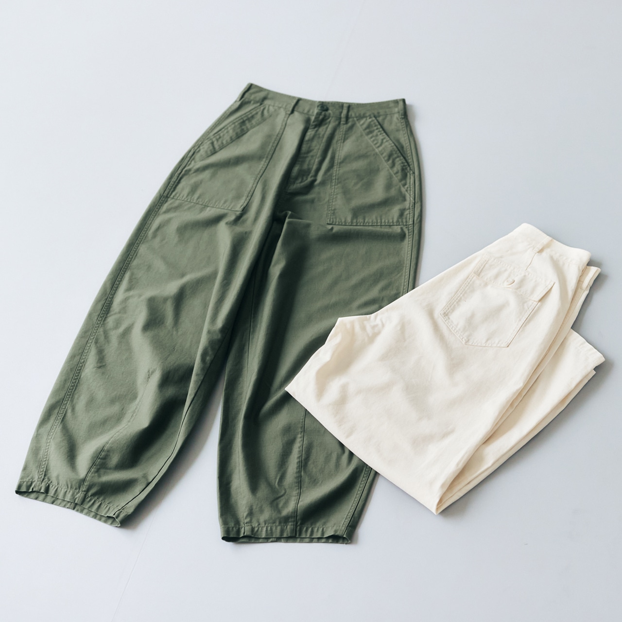 LEE限定 12closet（トゥエルブクローゼット）【洗える】【石上美津江さんコラボ】カーヴィパンツ