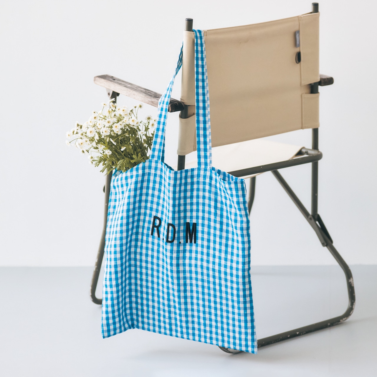 LEE限定 R&D.M.Co-（アールアンドディーエムコー）【洗える】【石上美津江さん別注】R.D.M EMBROIDERY TOTE BAG