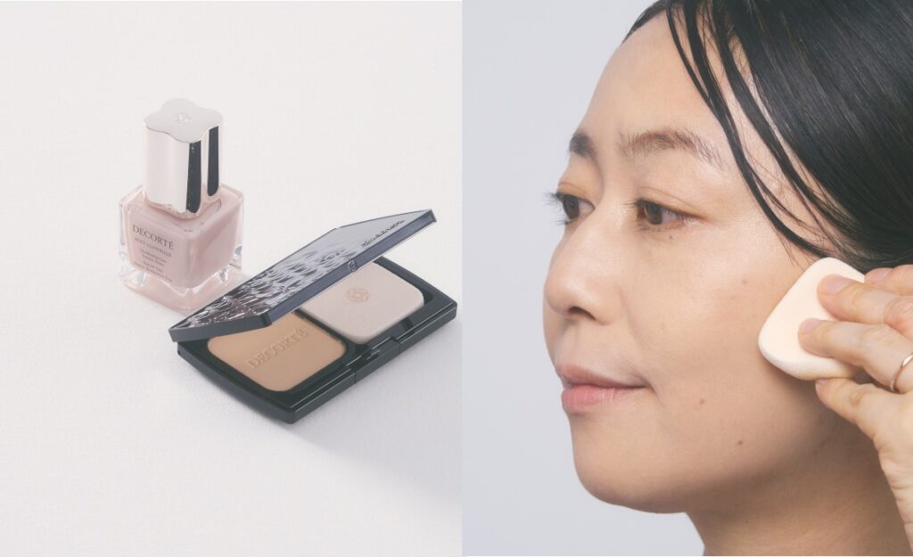【コスメデコルテ】血色ローズの水光ツヤプライマーと薄膜ハイカバーパウダーファンデは美しい仕上がりが続く！