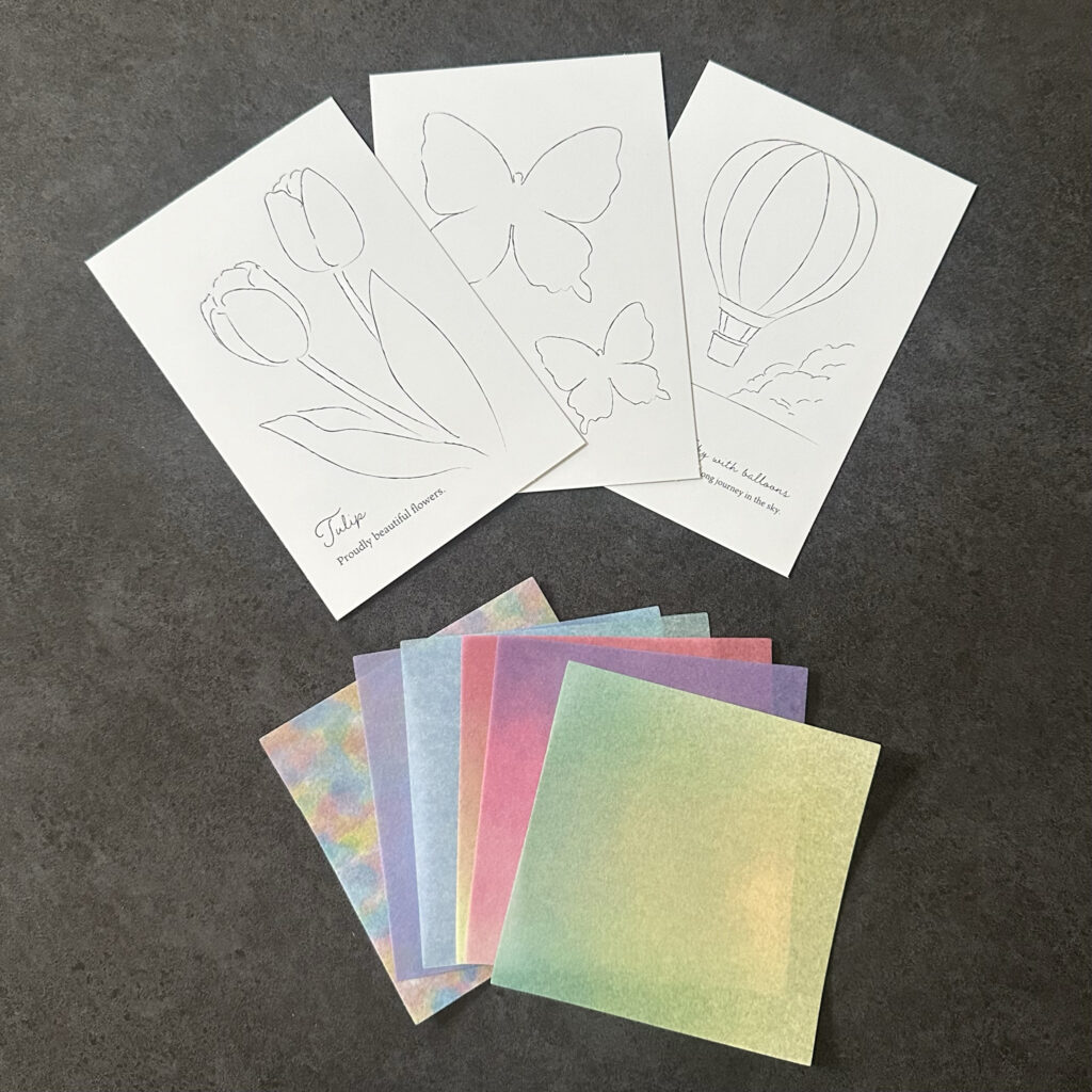 【100均･セリア】シールちぎり絵