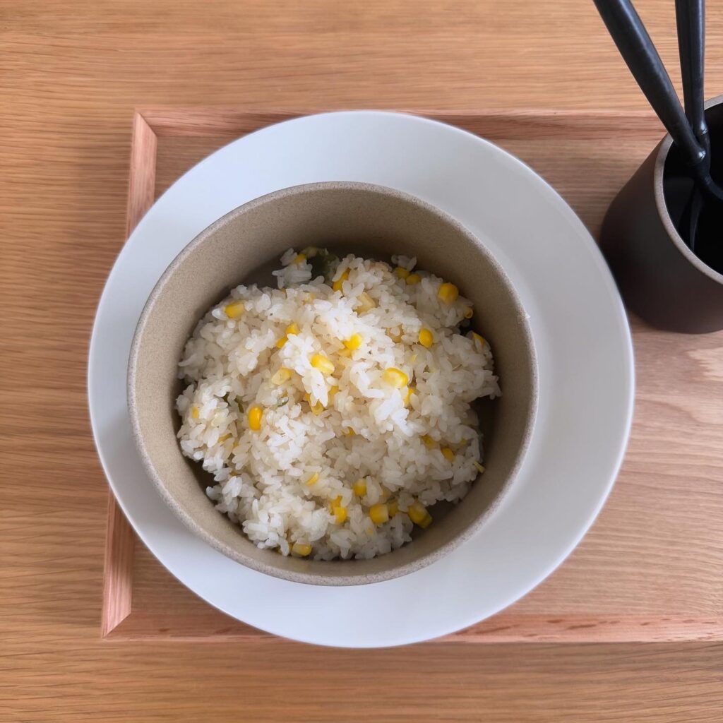 LEEレシピ 塩麹とうもろこしご飯