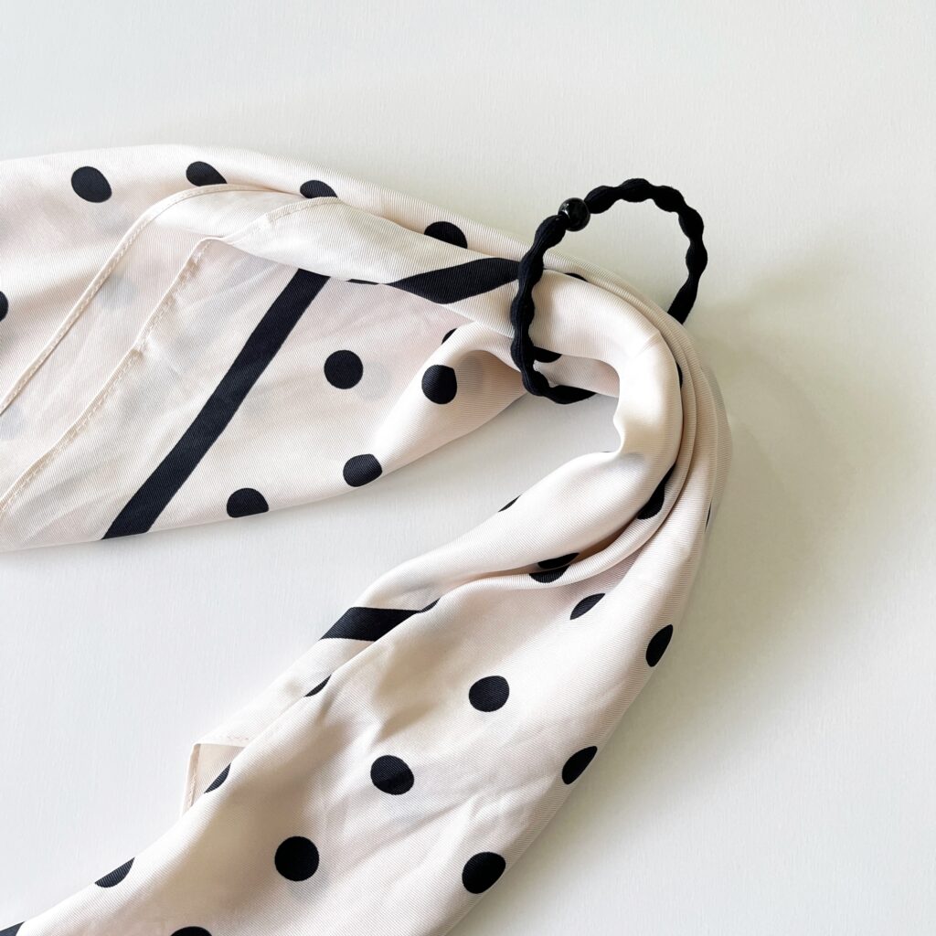 GU スカーフ　かごバッグ