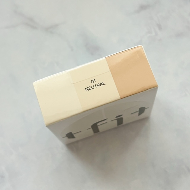 【tfit】カバーアッププロコンシーラー箱の上面写真