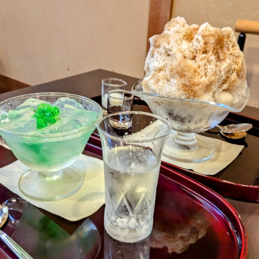 京都 大極殿六角店 かき氷