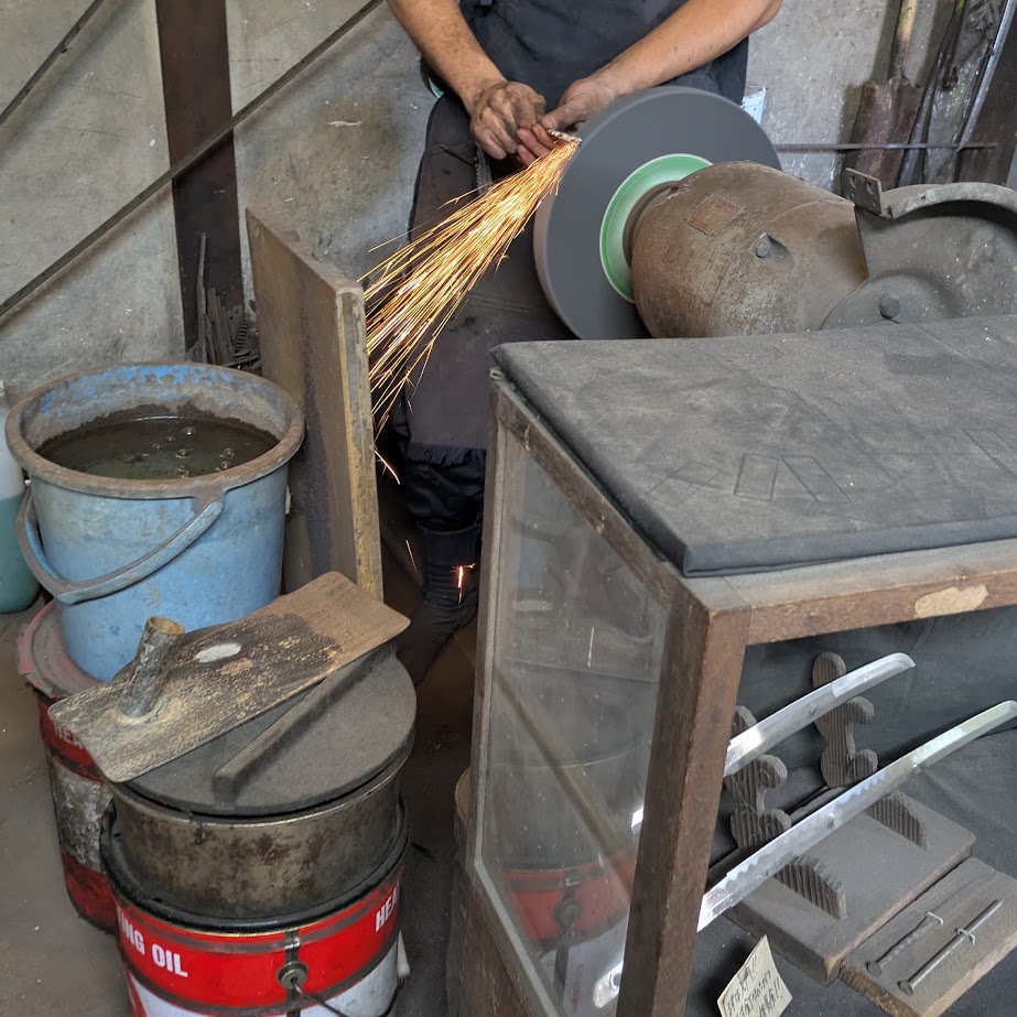 ナイフ研ぎ　三州足助屋敷　体験