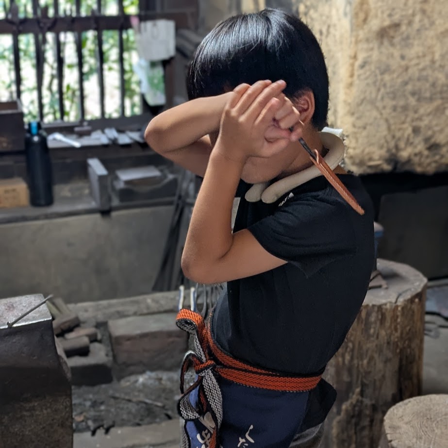 三州足助屋敷　鍛冶屋体験　愛知