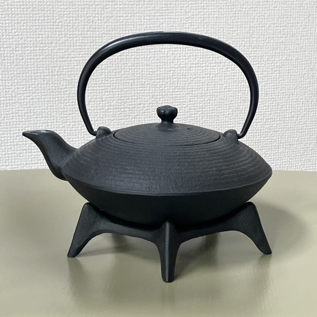 未使用】盛岡 南部鉄器 松尾芭蕉 像 20㎝ 南部鉄器会館購入品 鉄 オブジェ