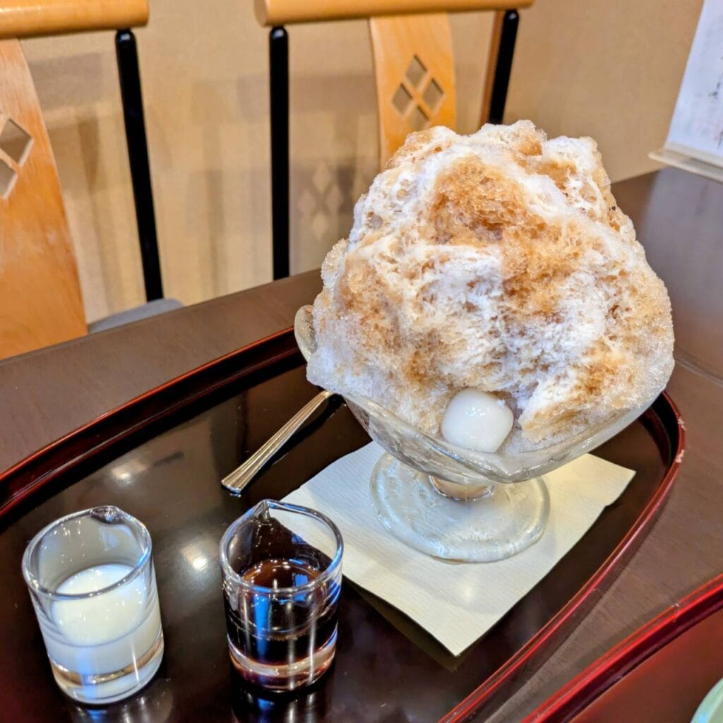 京都 大極殿六角店 かき氷