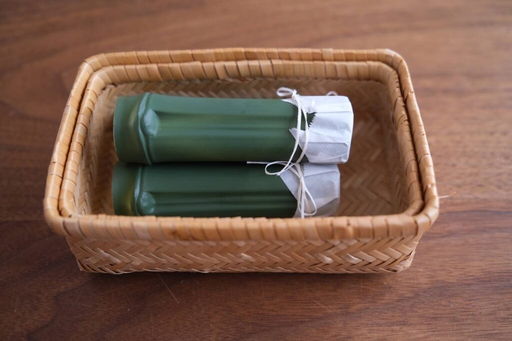 竹筒入り水ようかん