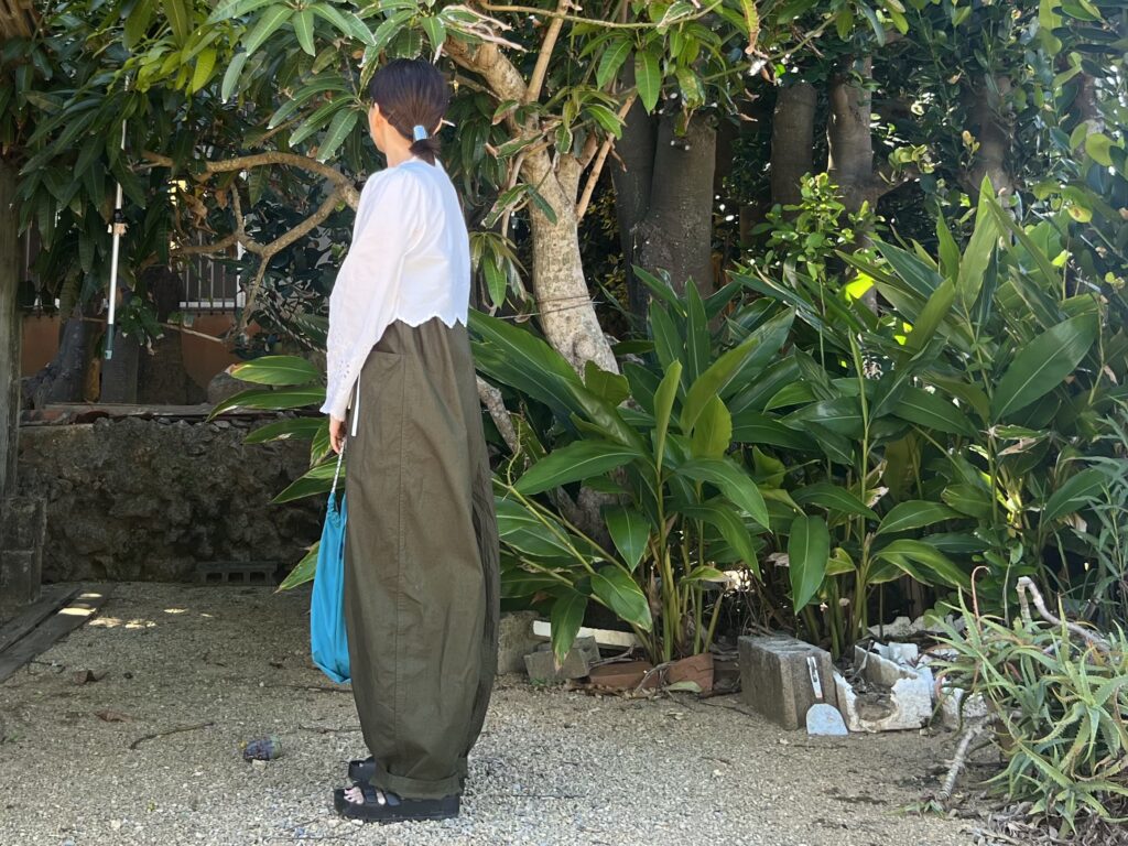 【40代コーデ】夏の日焼け対策にも◎サロペット×白レースボレロ TB icoco