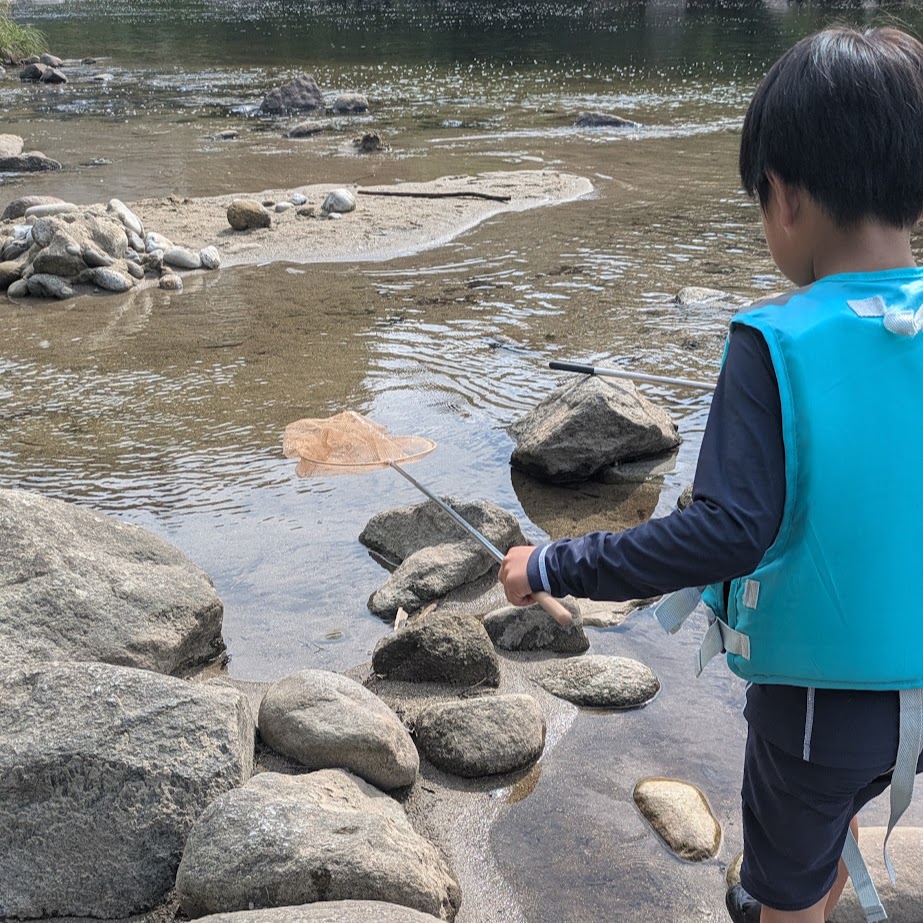 川遊び　足助町　香嵐渓