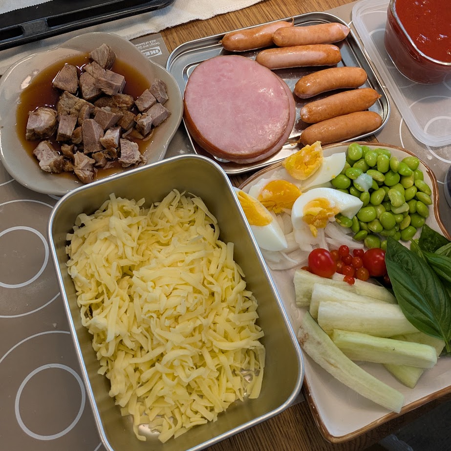 ピザの具　パン作り　おうちごはん