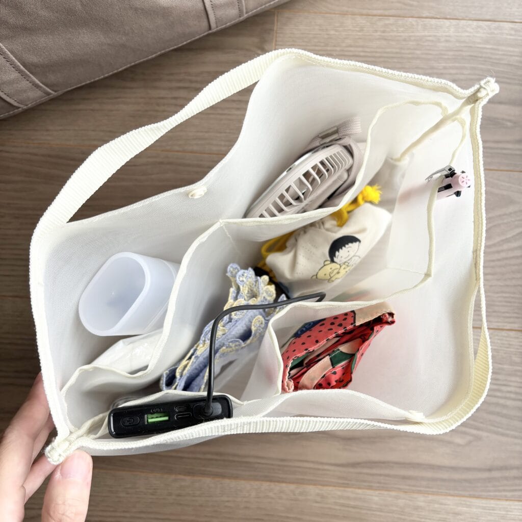 無印良品　バッグインバッグ