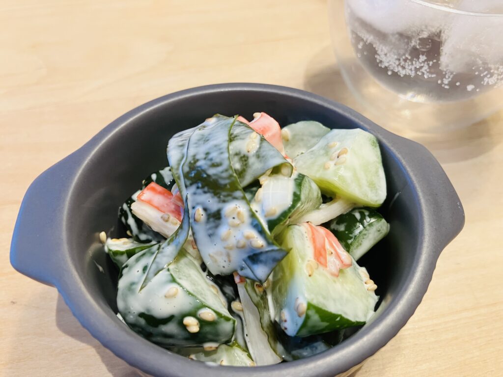 きゅうりレシピ
カニカマ
わかめ
マヨネーズ