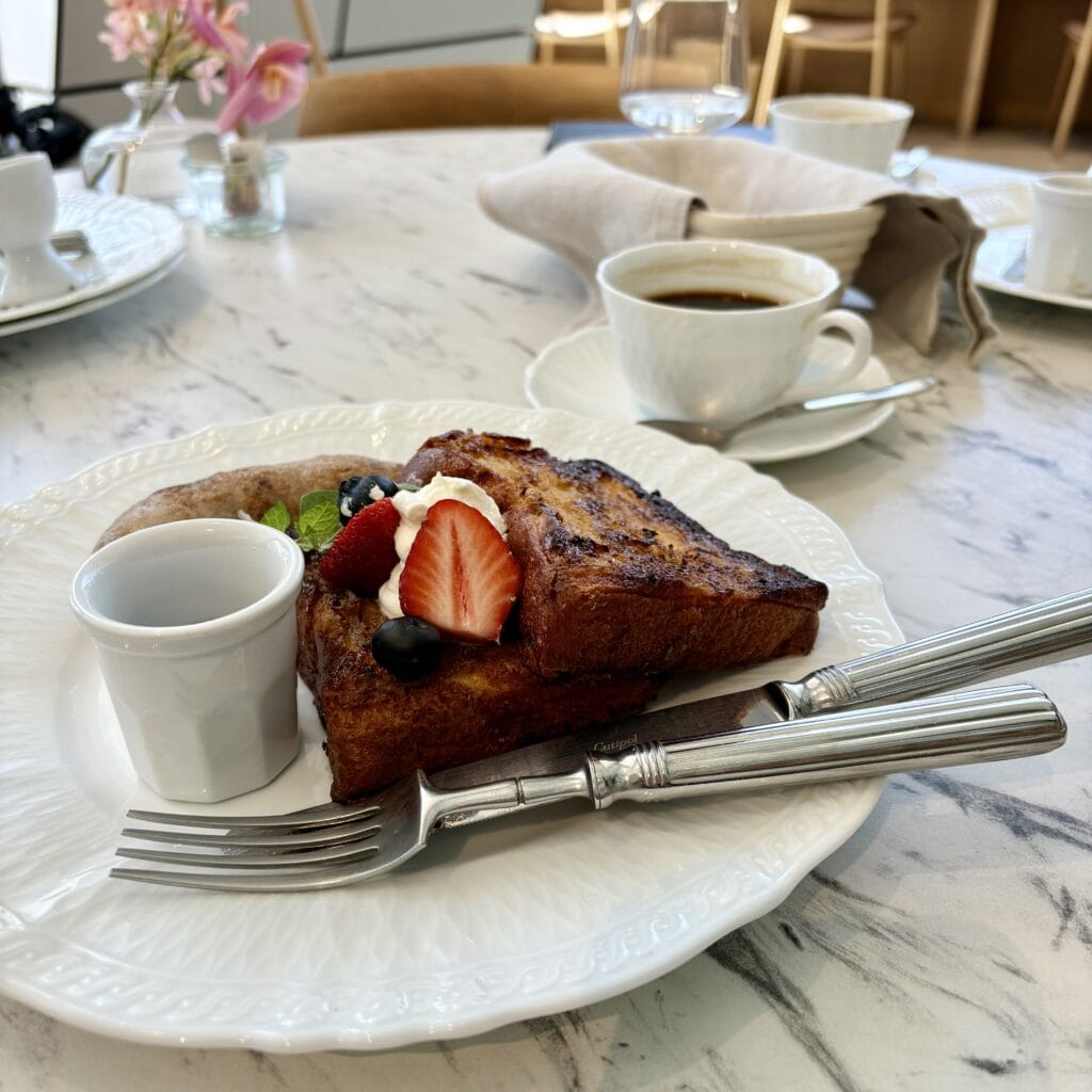 RITUEL虎ノ門　Morning Weekend Deli Set　メインのフレンチトースト