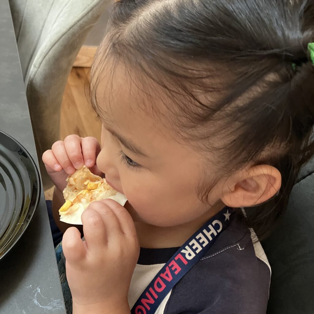 餃子の皮ピザ　餃子の皮　ズボラ