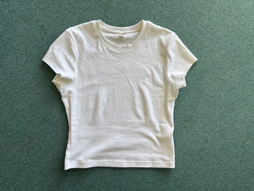 ユニクロ　ミニT　ホワイト
