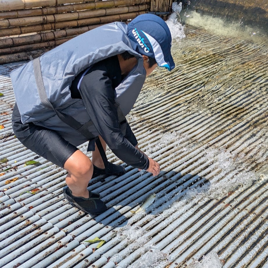 鮎つかみ　小学生男子　豊田市
