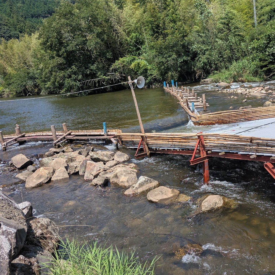 鮎　平瀬やな　豊田