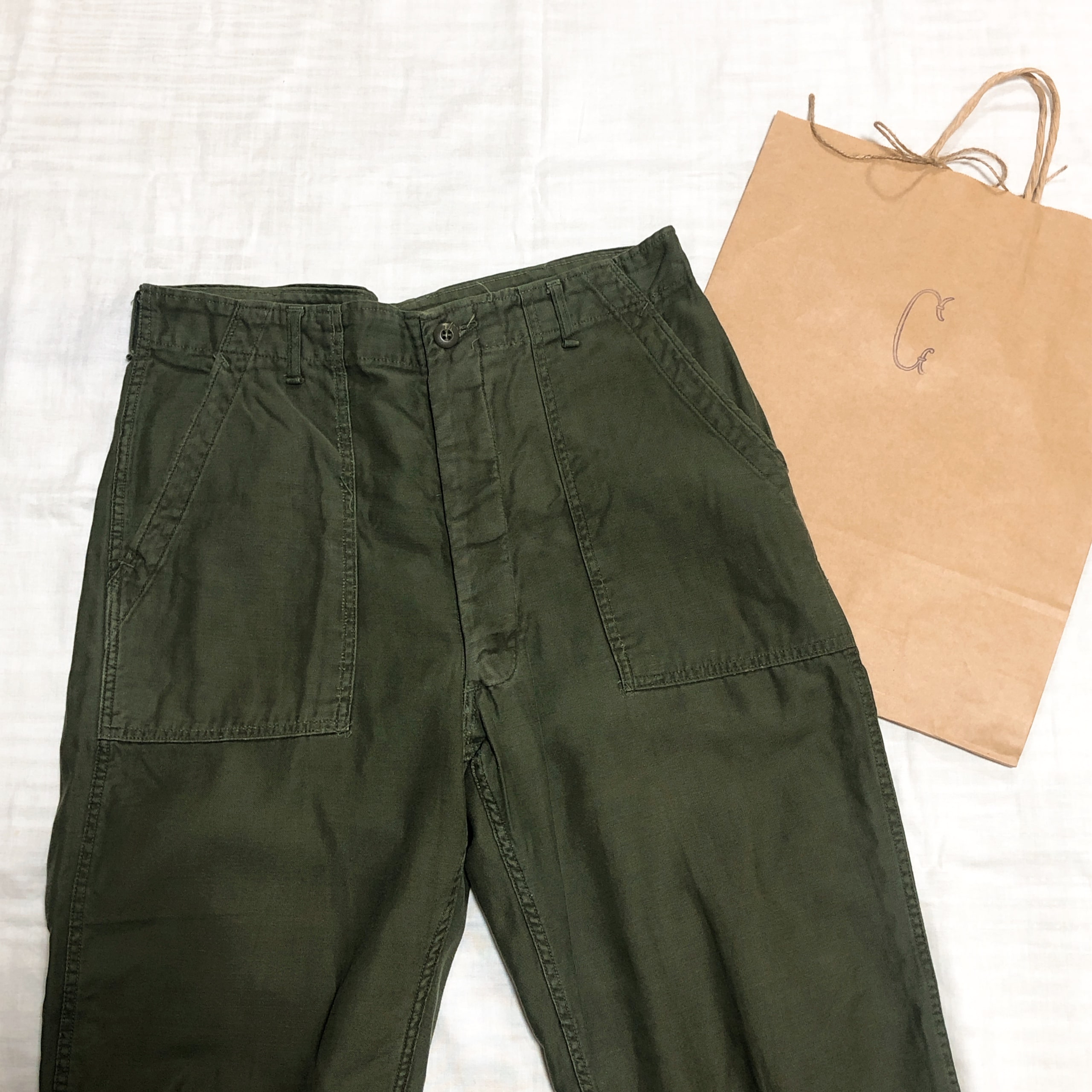 高円寺　chagochagoboutique　ベイカーパンツ　米軍　US ARMY 70年代