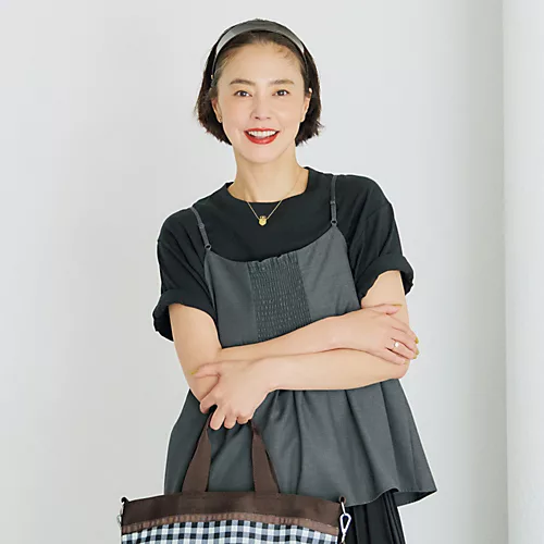 LEE掲載/モデルサイズ：166cm/着用サイズ：F