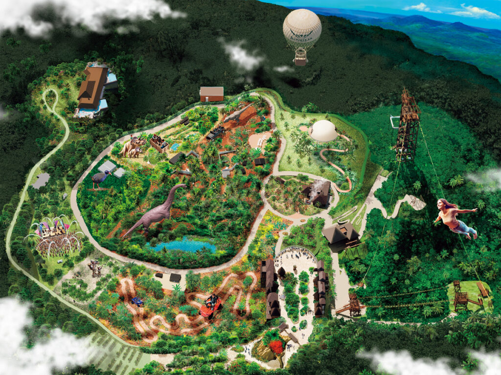 ジャングリア沖縄の地図