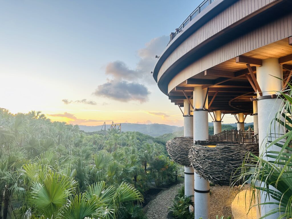 ジャングリア「PANORAMA DINING」のネスト席