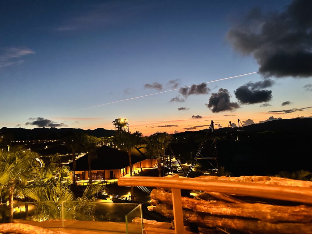 夕暮れ時のジャングリア