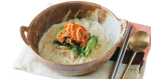 無調整豆乳で作るうま味いっぱいのスープ！「コングクス」レシピ／今井 亮さん