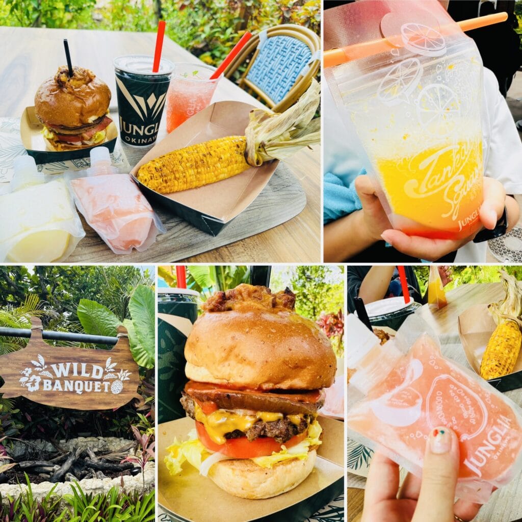 ジャングリア「WILD BANQUETワイルド バンケット」のフード