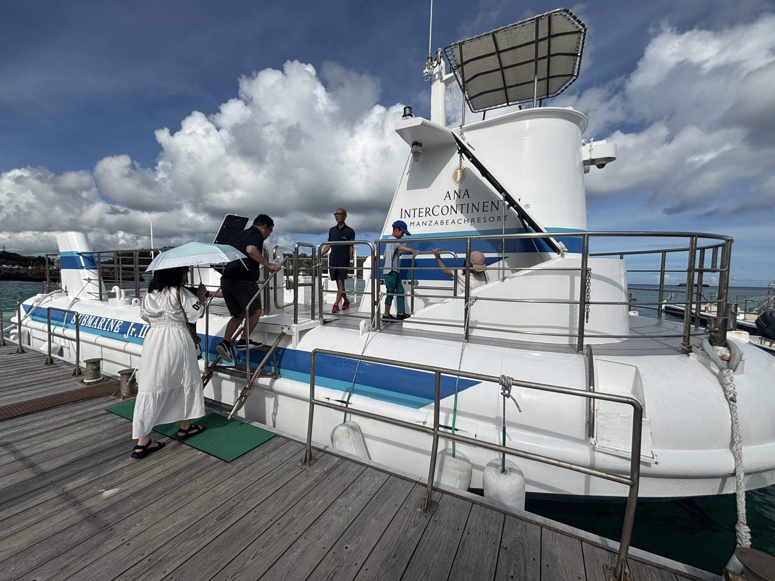 サブマリンJr.Ⅱに乗船