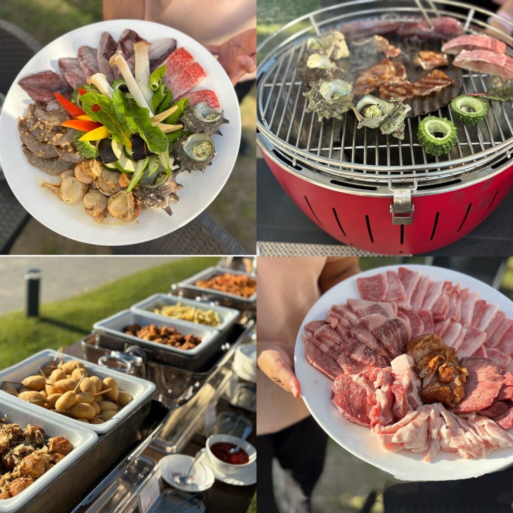 サンセットバーベキューガーデンのメニュー