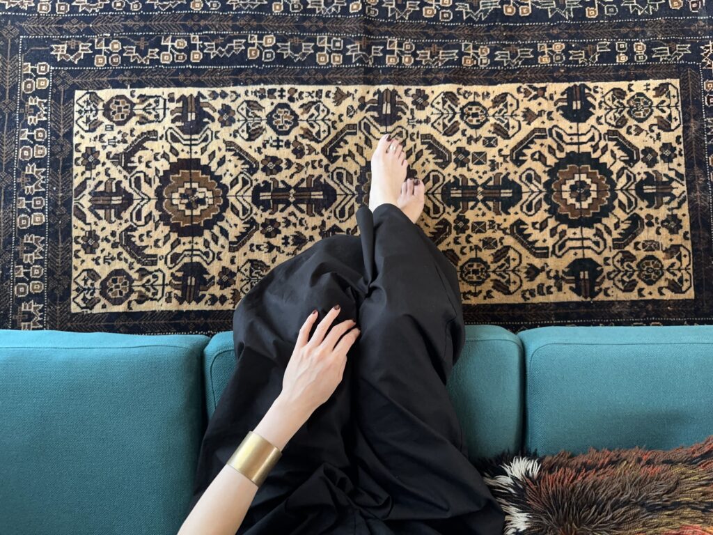 北欧ヴィンテージラグ　40代の暮らし　40代の家づくり