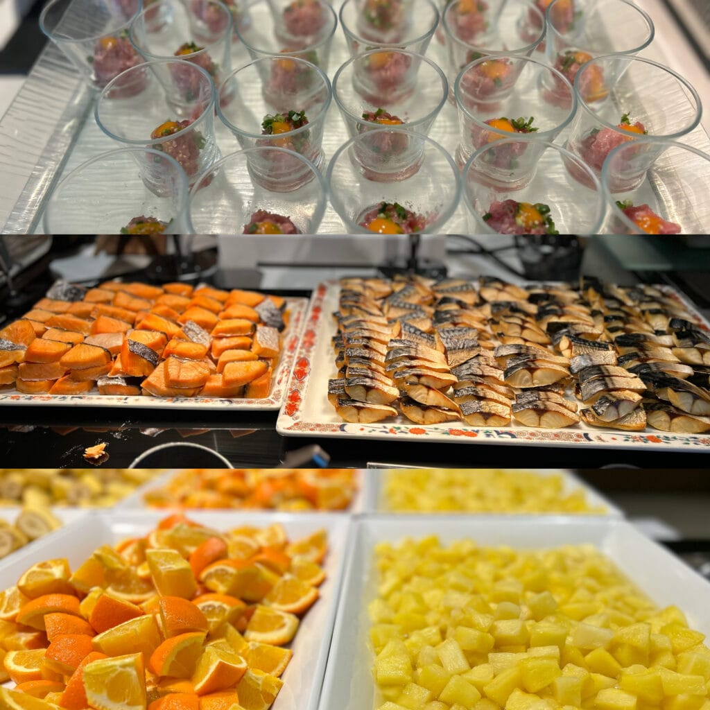 グランドメルキュール浜名湖リゾート＆スパの豪華な食事メニュー。