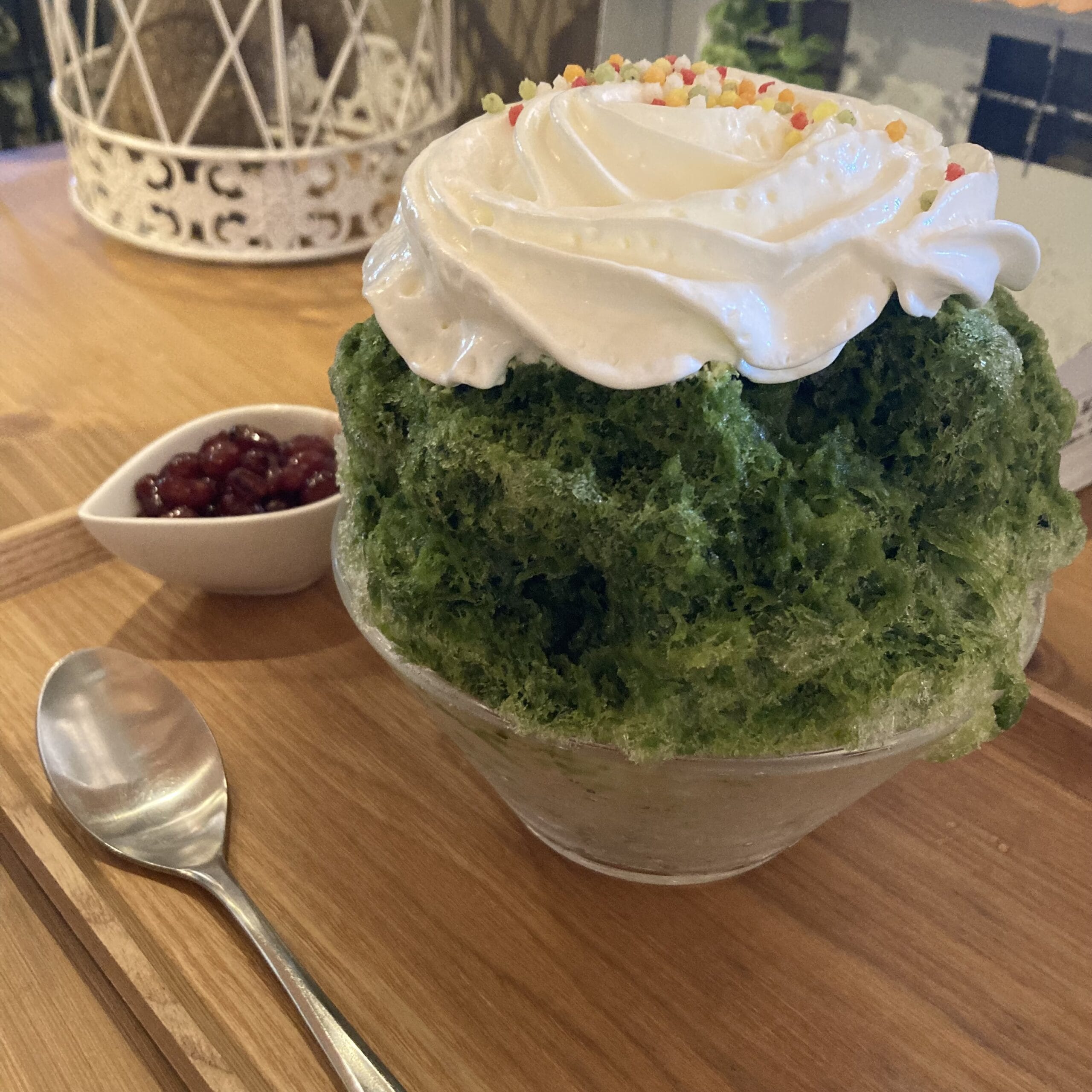 抹茶クリームかき氷