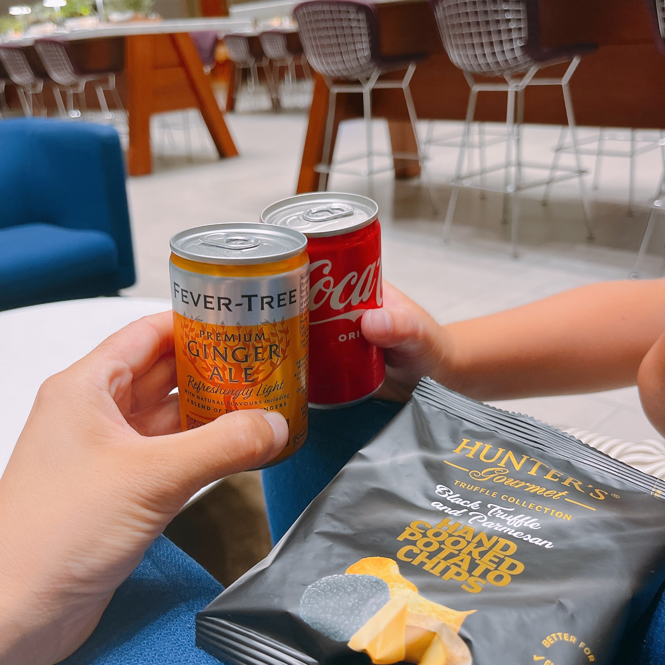 ドーハ　アルムルジャンビジネスラウンジ　ソーダ