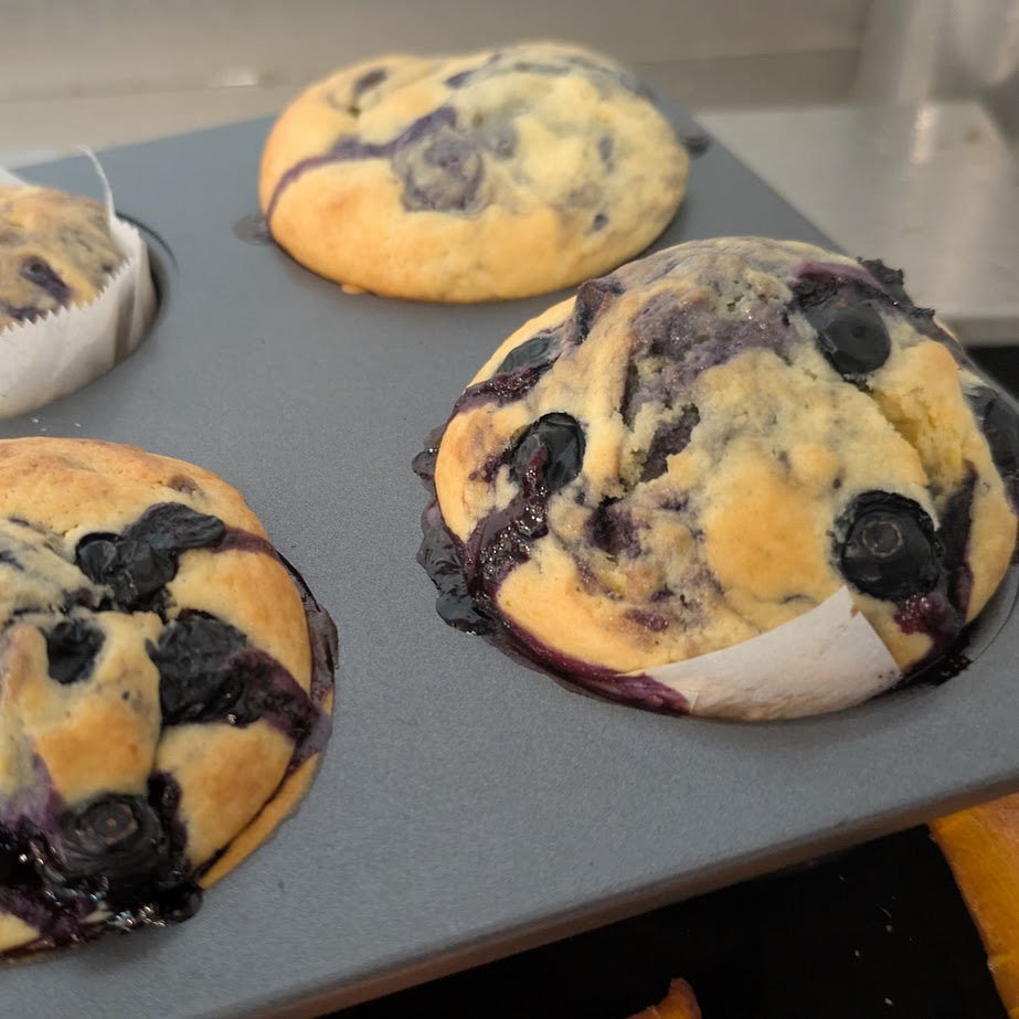 ブルーベリーマフィン　ブルーベリー　おやつ