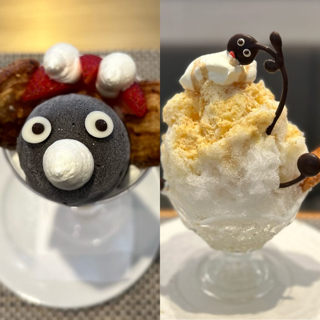 うなぎパイカフェの写真映えするかわいい限定スイーツ。