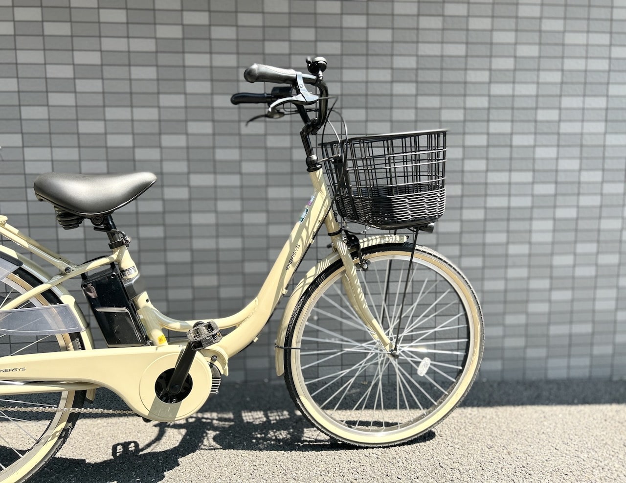 あさひ　エナシスユー（ENERSYS U）-P 26インチ 変速なし 電動自転車　ベージュ