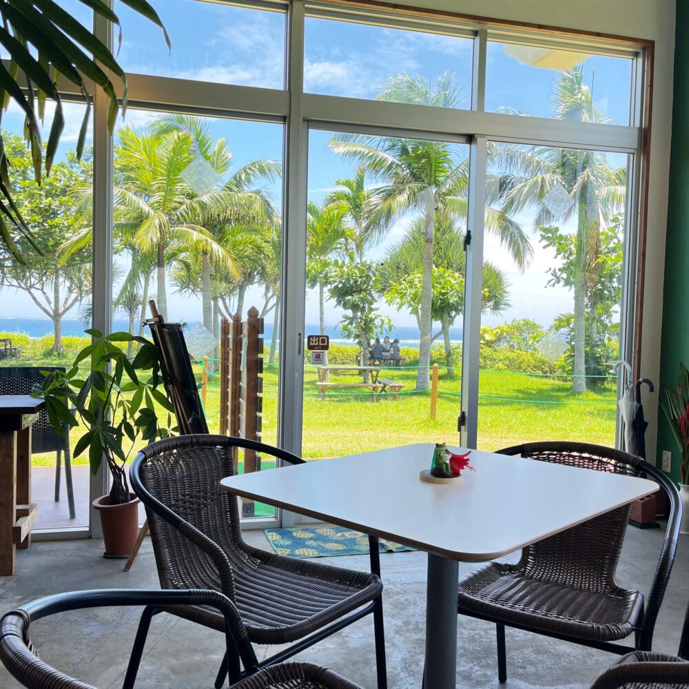 石垣島　のばれカフェ　絶景